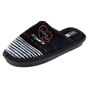 Jomix Sz 37 M Black Mule Fabric Women‎ Slippers